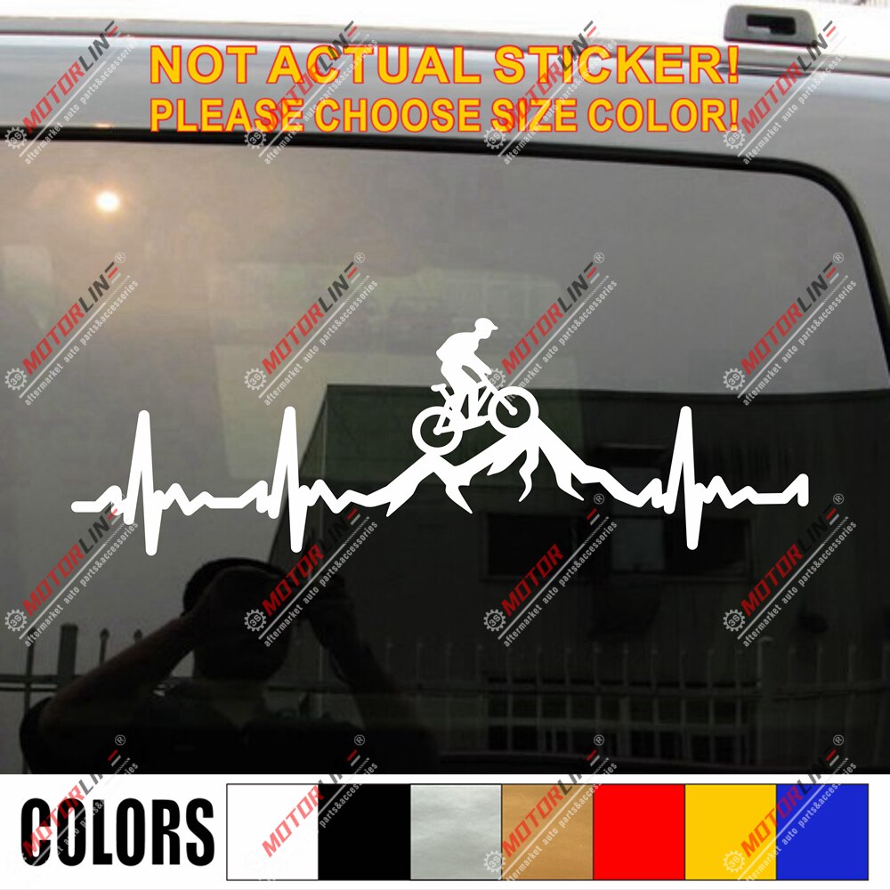 Cycling Funny Bike Bicycle Decal Sticker Vinyl Hea..